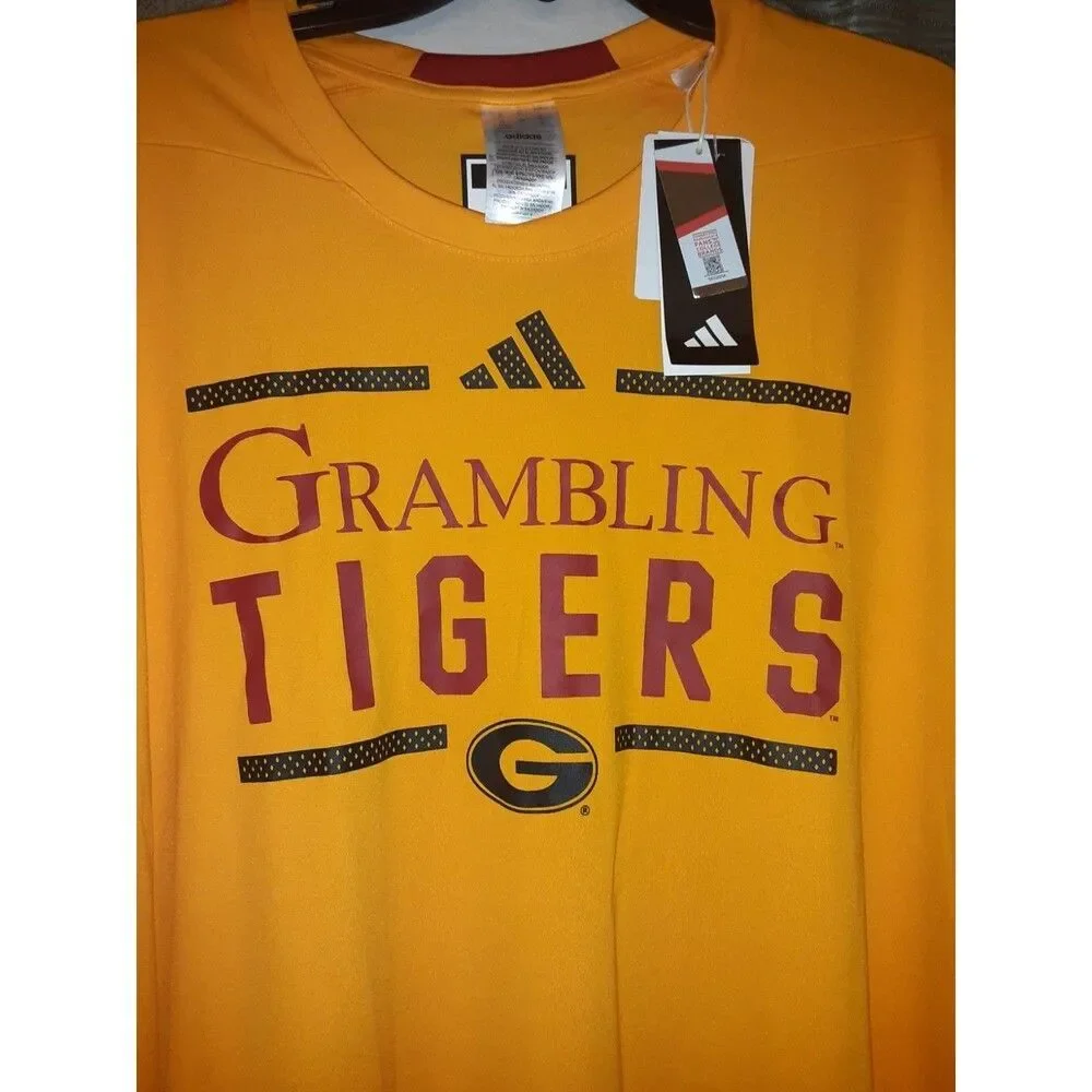 Adidas Mens D4T Grambling 3XL Performance T-Shirt NWT